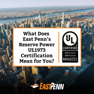 UL 1973 Cert